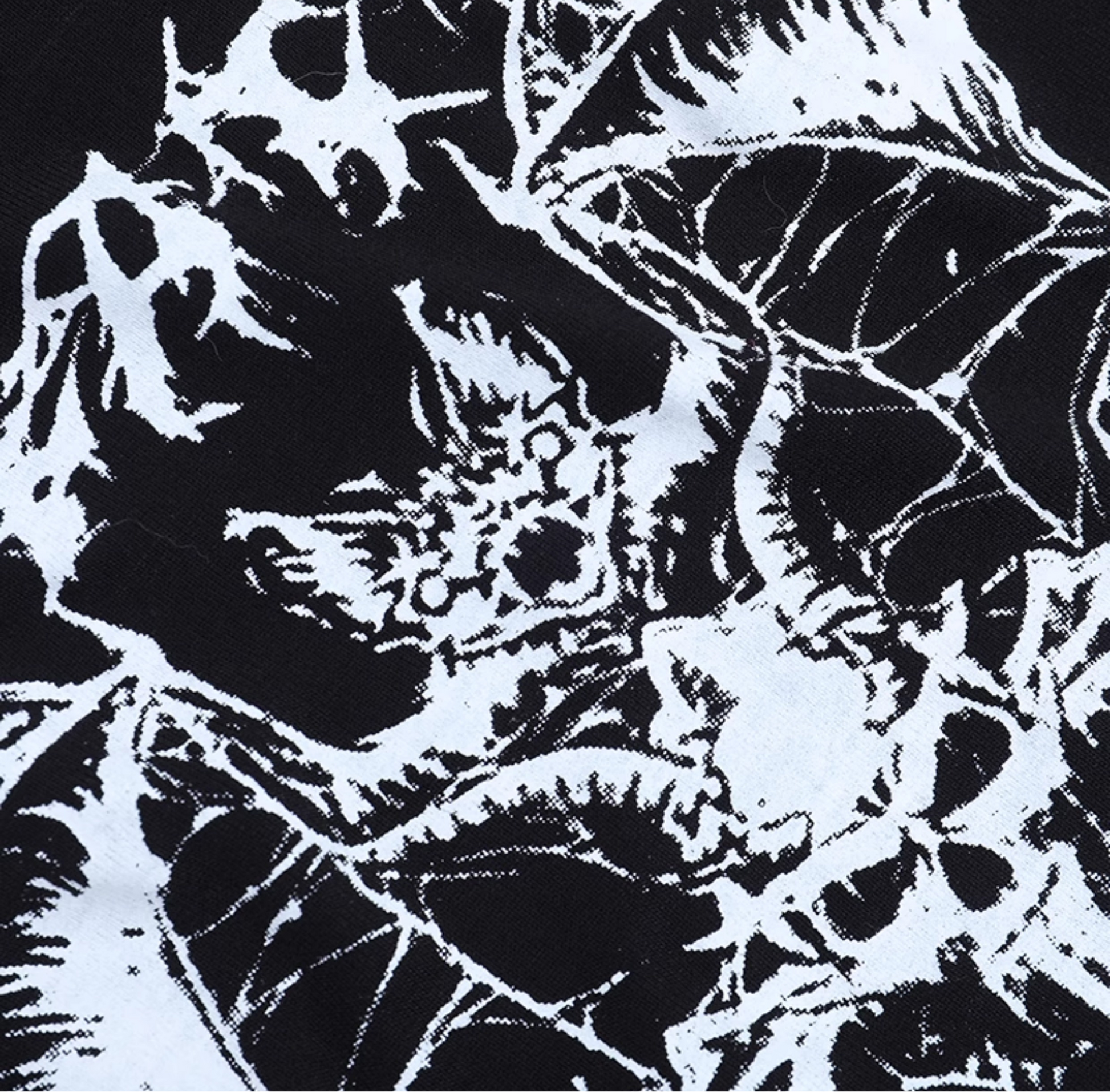 Bat Skull One Shoulder Tee 10