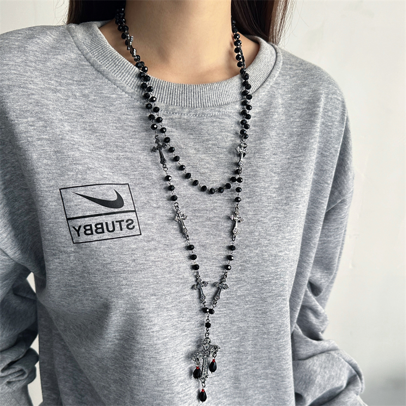 Cross Rosary Necklace 3
