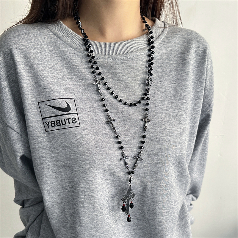 Cross Rosary Necklace 4