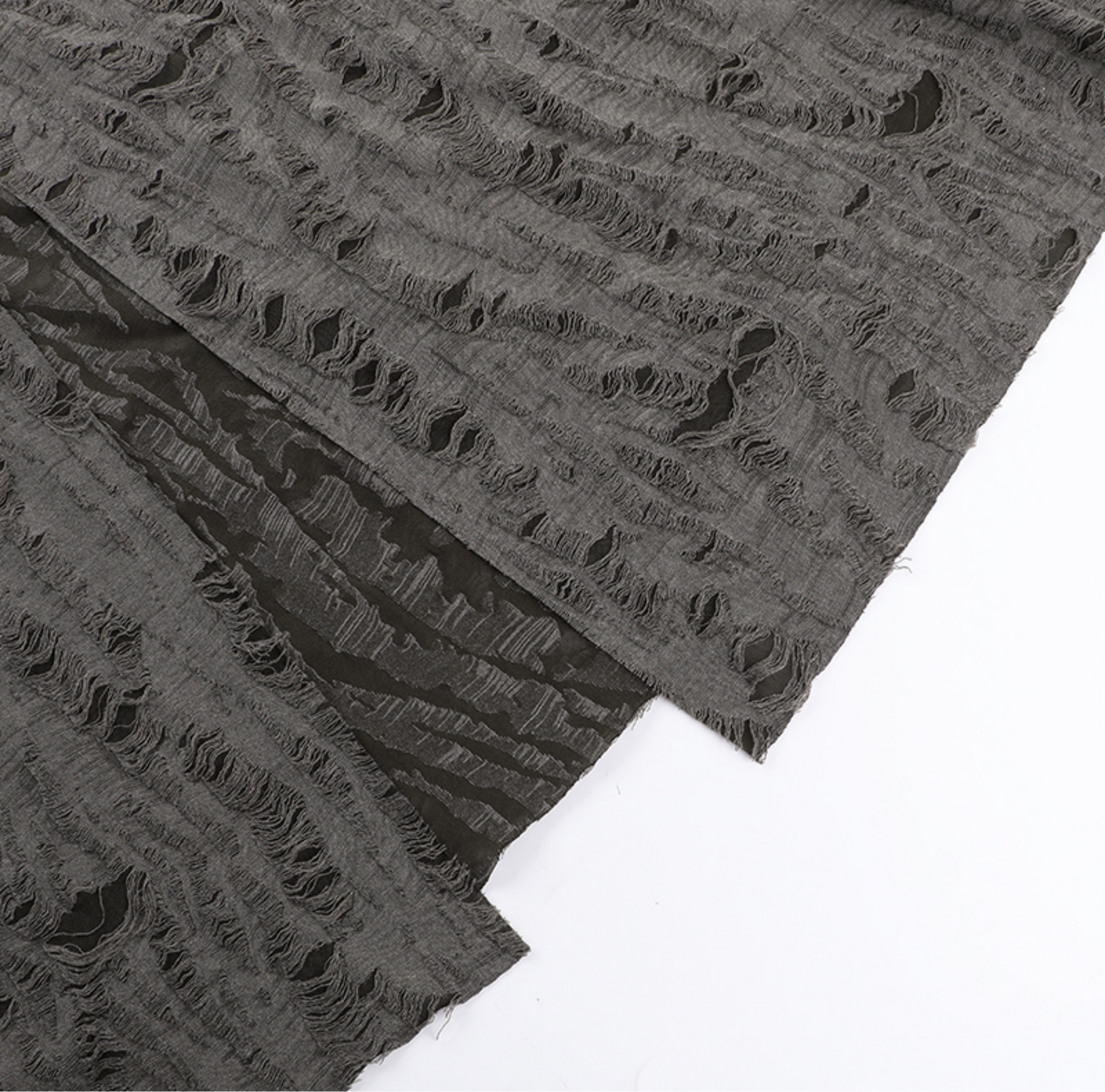 Distressed Hooded Slit Dress 13