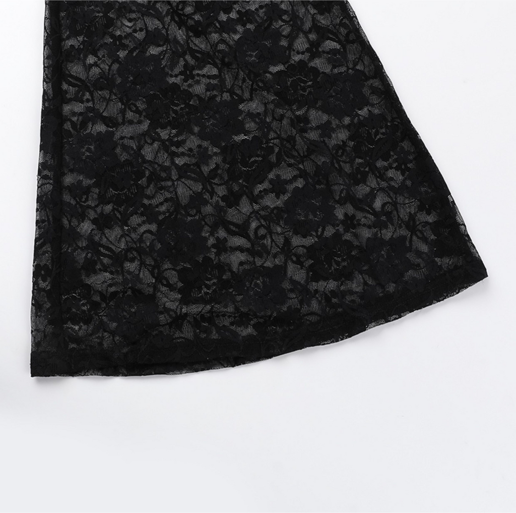 Floral Lace Sheer Pants 13