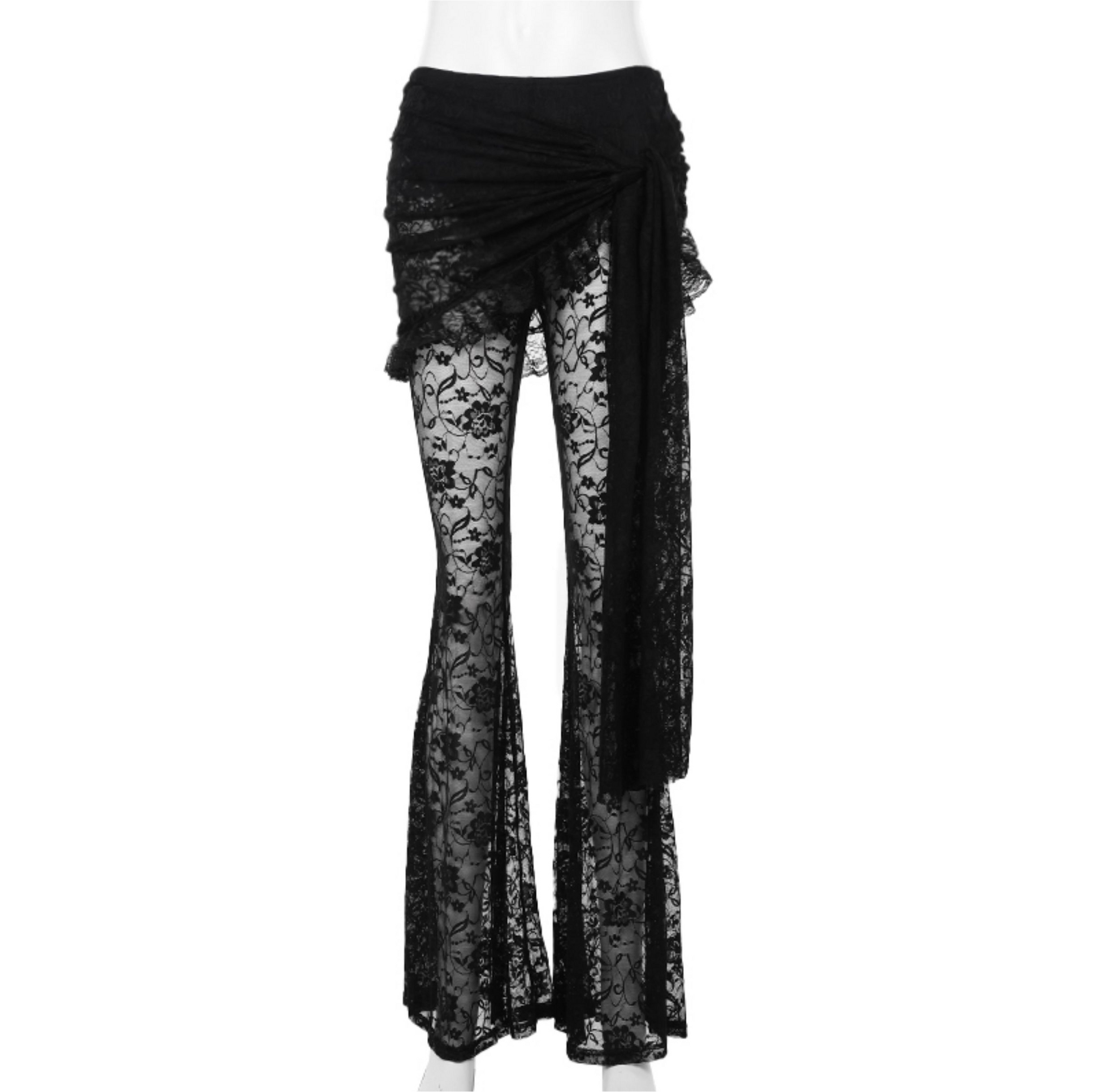 Floral Lace Sheer Pants 7