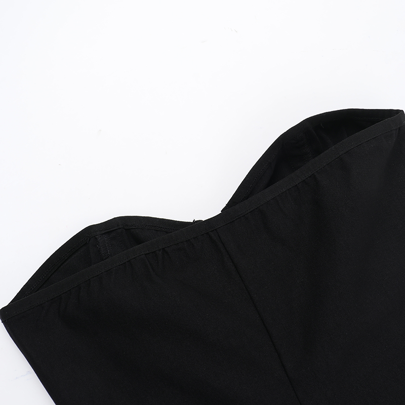 Gothic Buckle Zip Corset 16