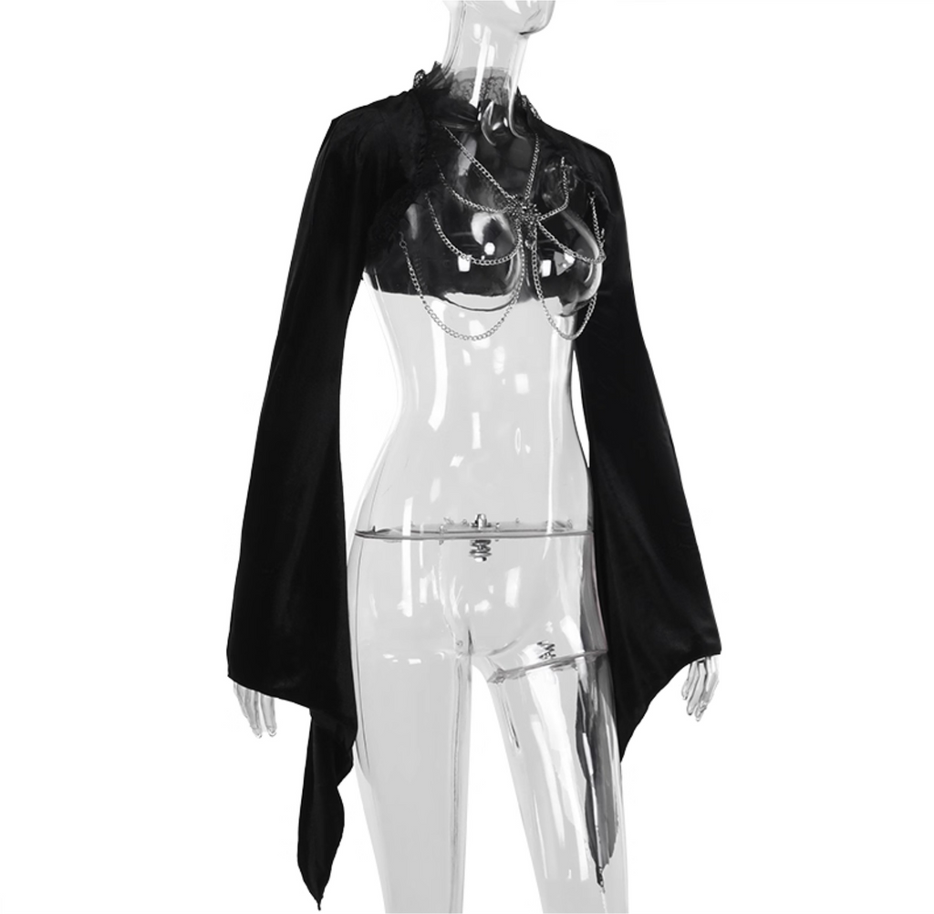 Gothic Chain Drape Bolero 10