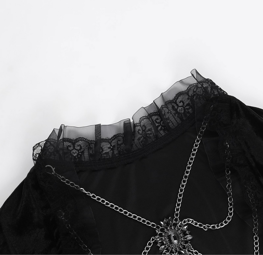 Gothic Chain Drape Bolero 12