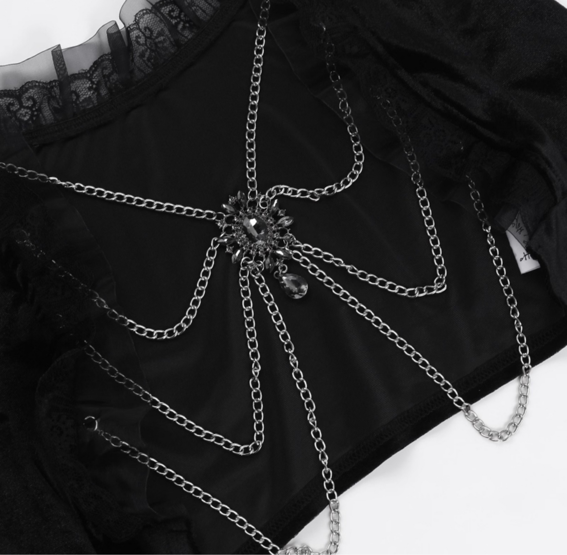 Gothic Chain Drape Bolero 14