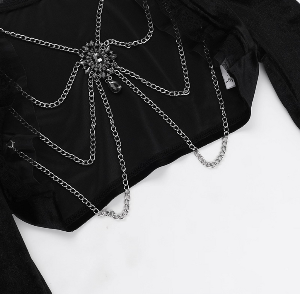Gothic Chain Drape Bolero 15
