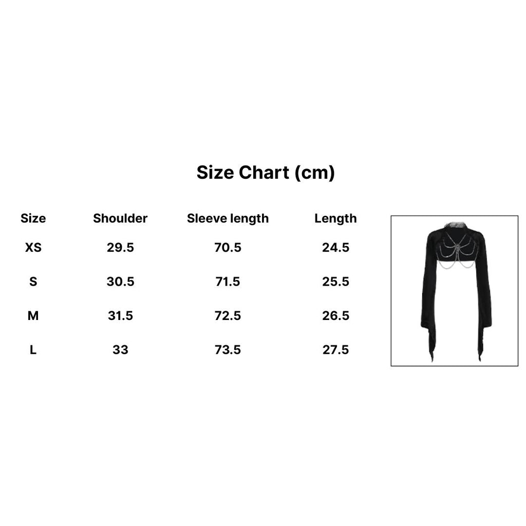 Gothic Chain Drape Bolero 18