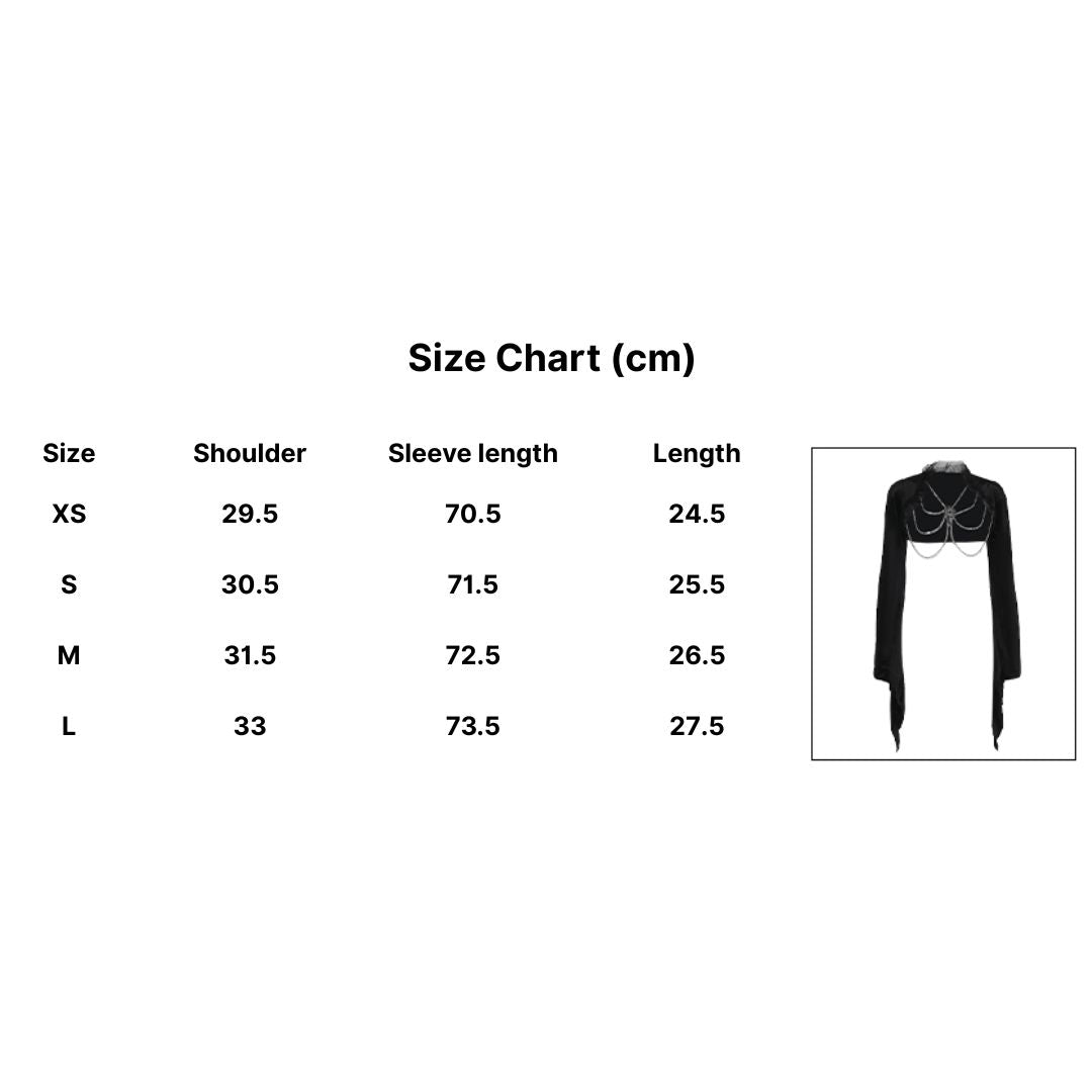 Gothic Chain Drape Bolero 18