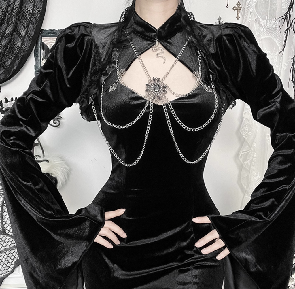Gothic Chain Drape Bolero 7