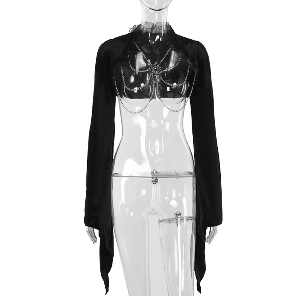 Gothic Chain Drape Bolero 9