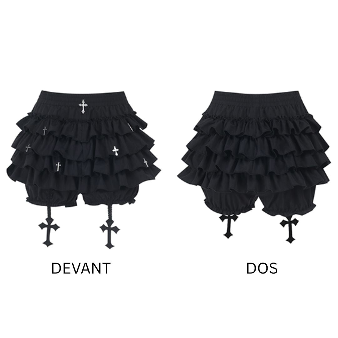 Gothic Cross Ruffle Mini Set 12
