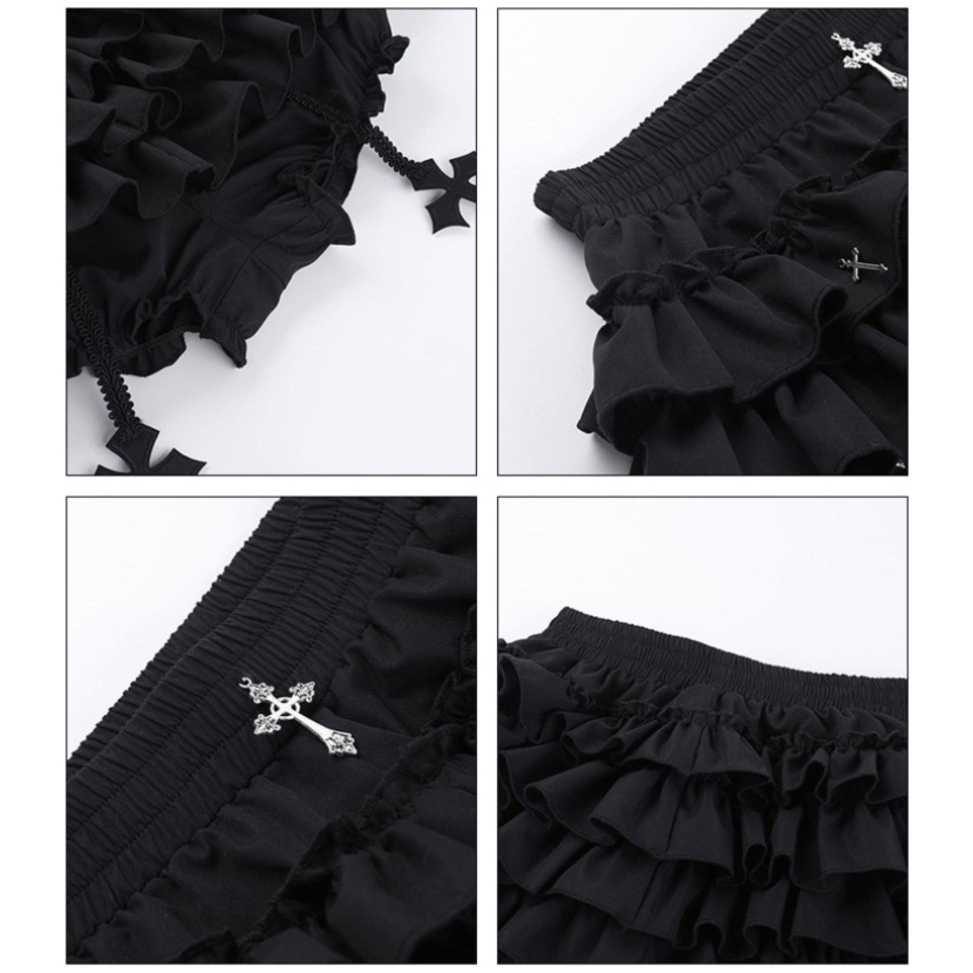 Gothic Cross Ruffle Mini Set 13