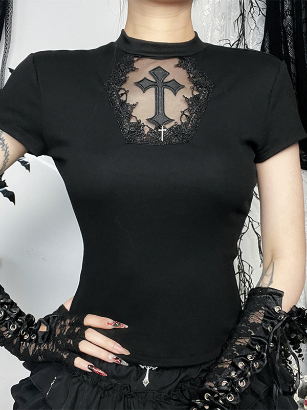 Gothic Cross Ruffle Mini Set 5