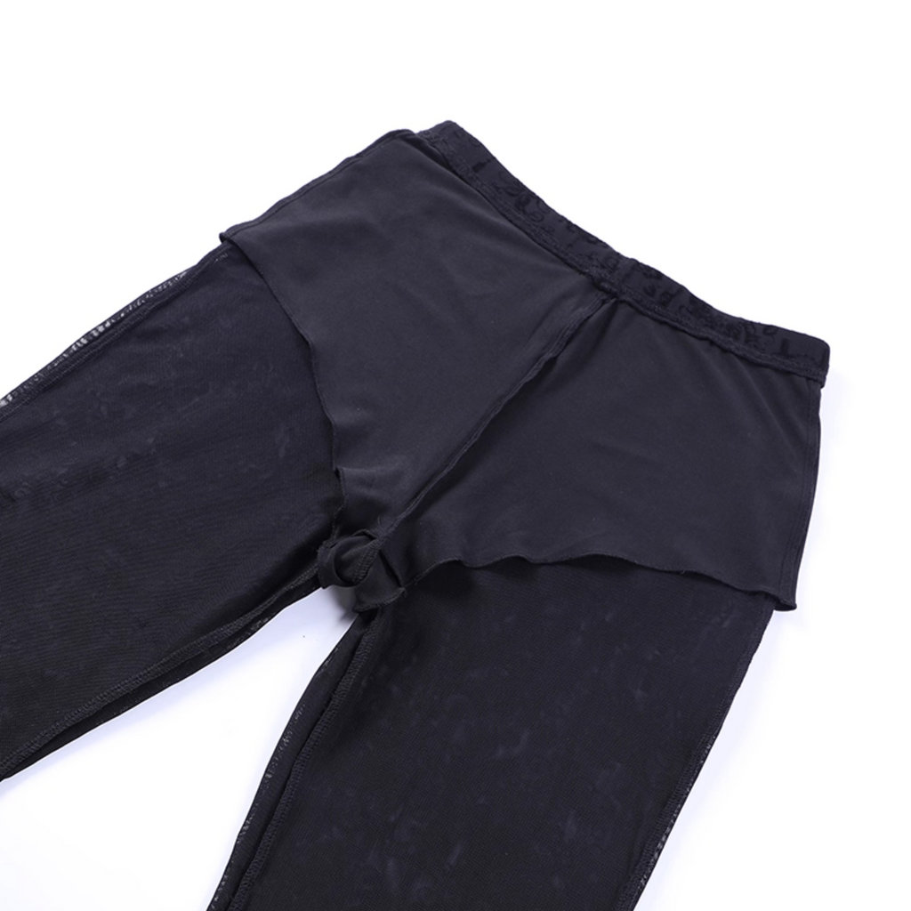 Gothic Lace Flared Pants 11