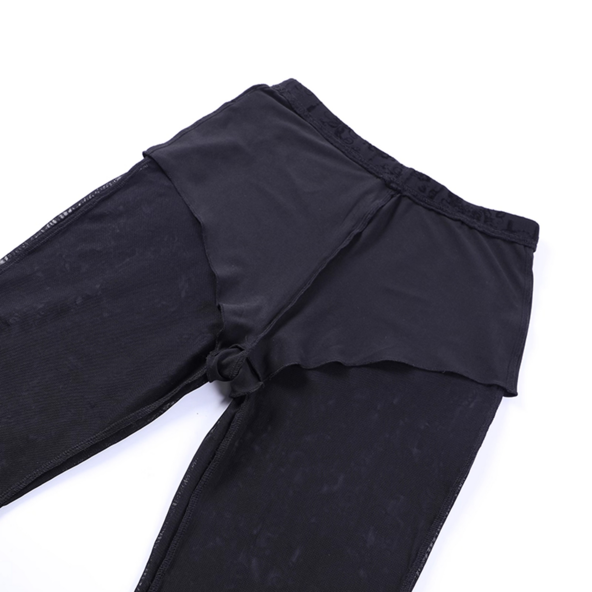 Gothic Lace Flared Pants 11