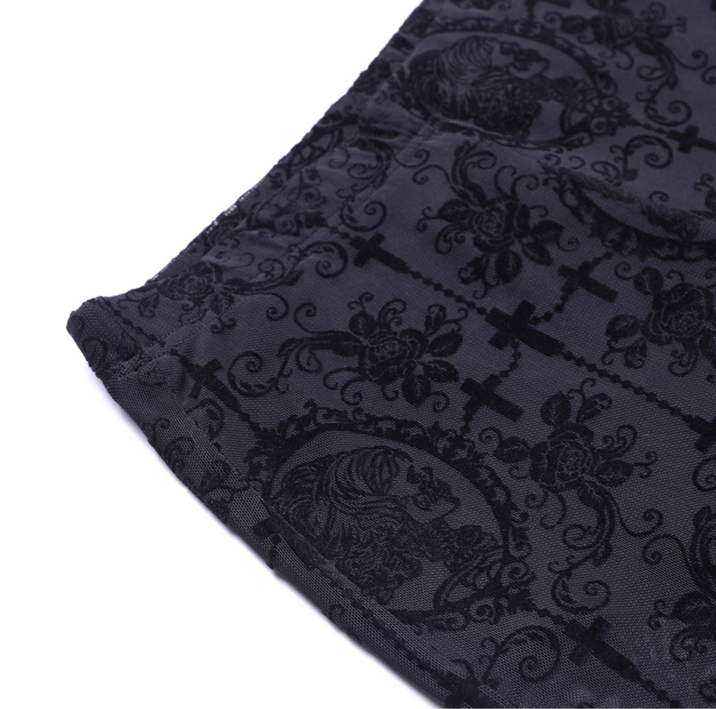 Gothic Lace Flared Pants 9