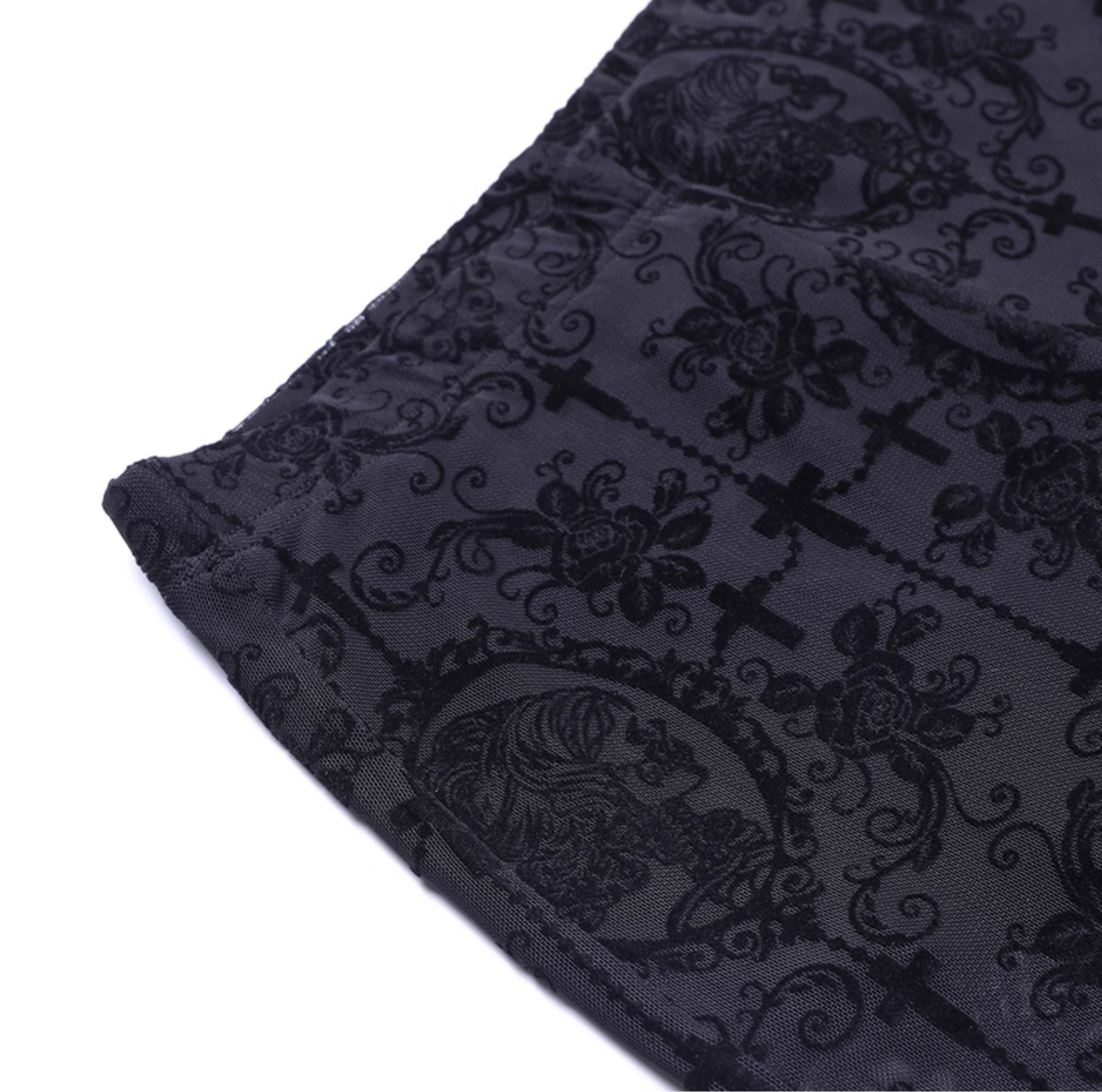 Gothic Lace Flared Pants 9