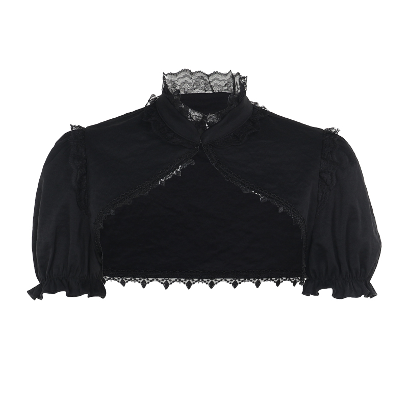 Gothic Lace High Collar Bolero 2