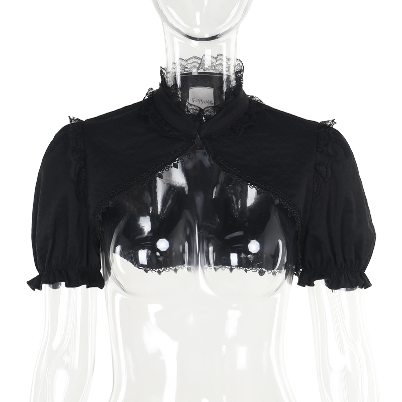Gothic Lace High Collar Bolero 3