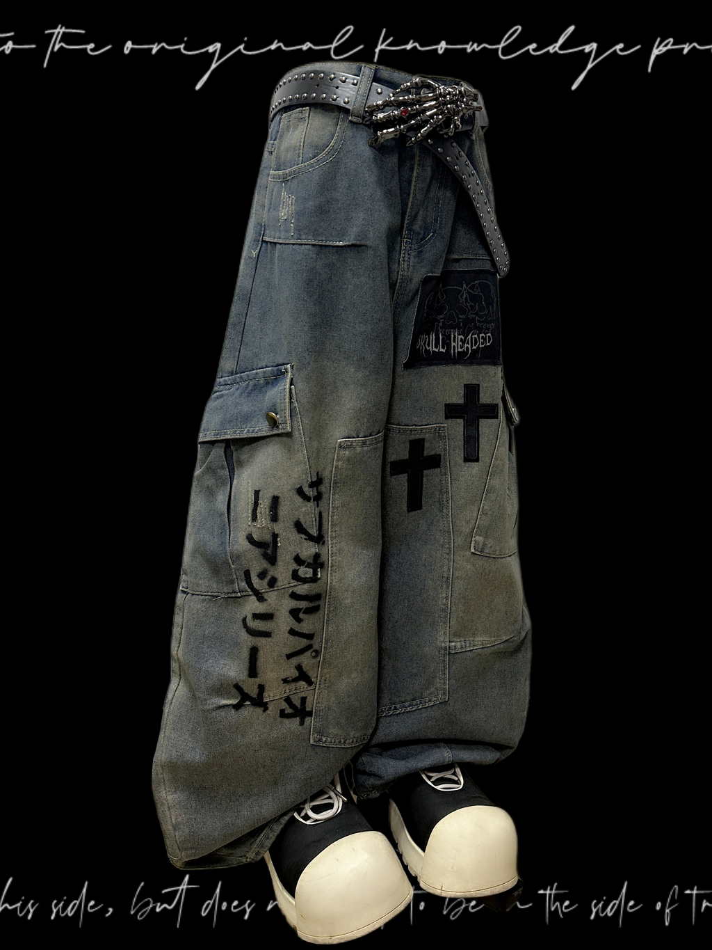 Gothic Oversized Baggy Jeans 9