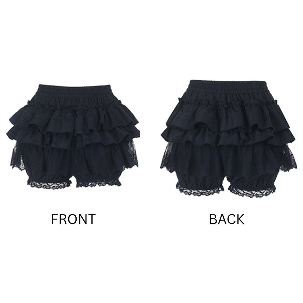 Gothic Ruffle Lace Bloomers 3