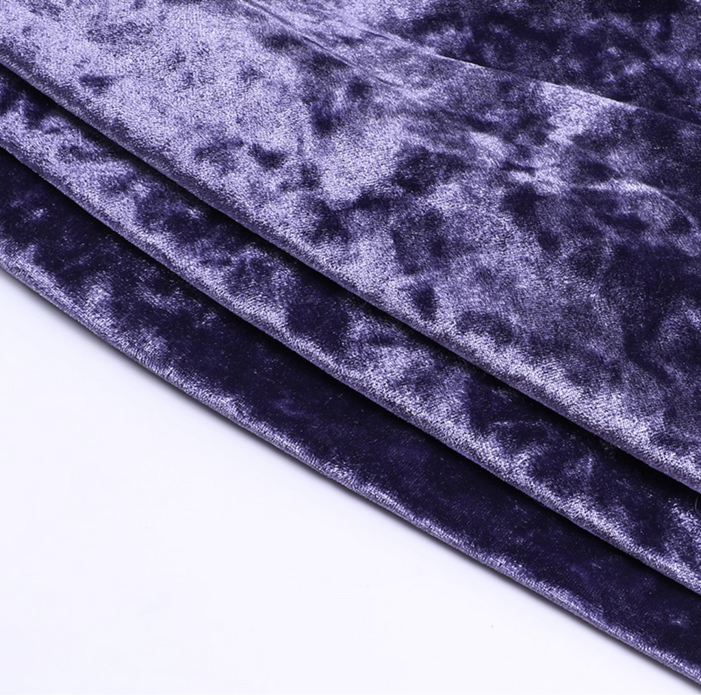 Gothic Velvet Dress with Cross 10