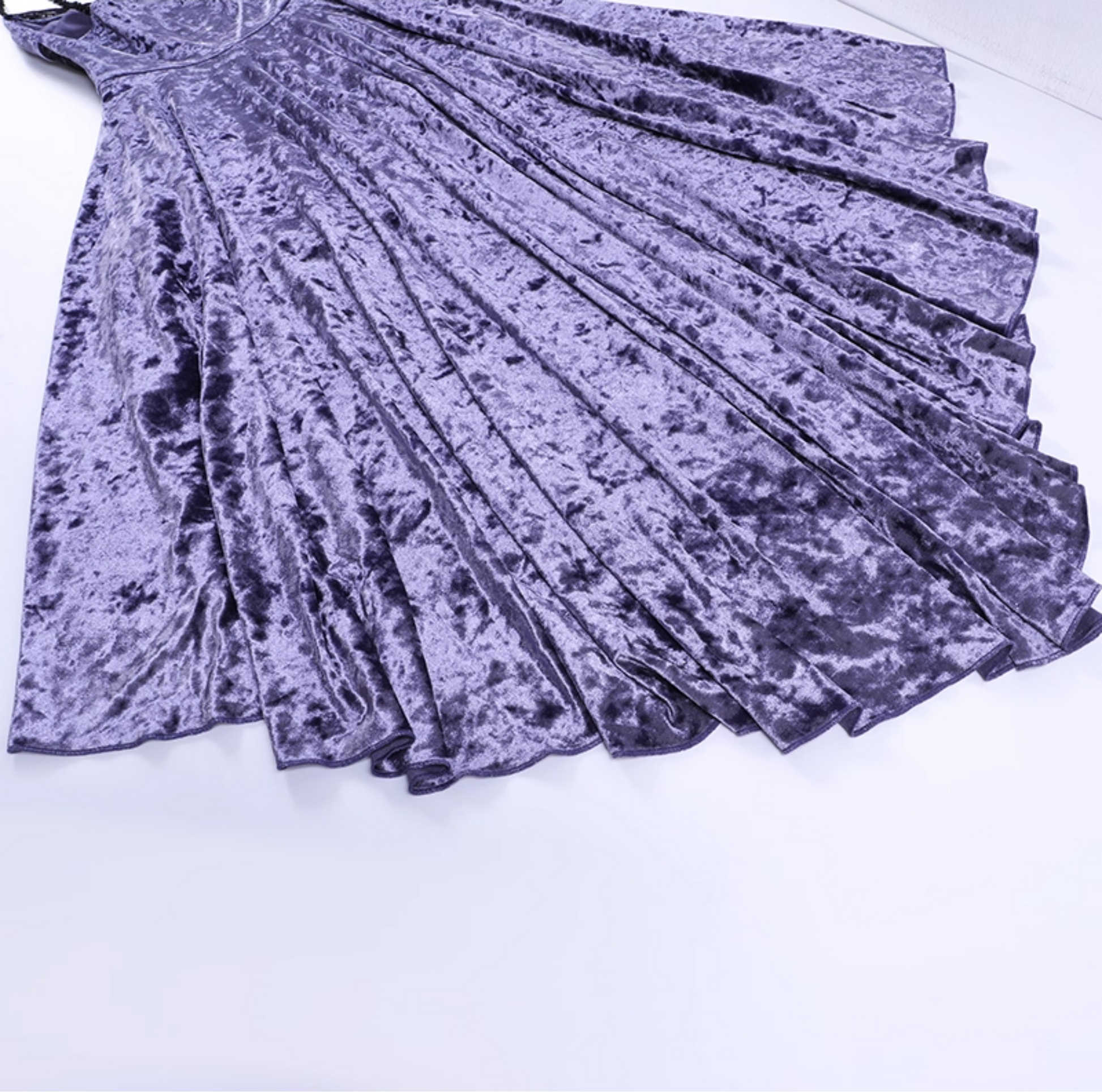 Gothic Velvet Dress with Cross 12