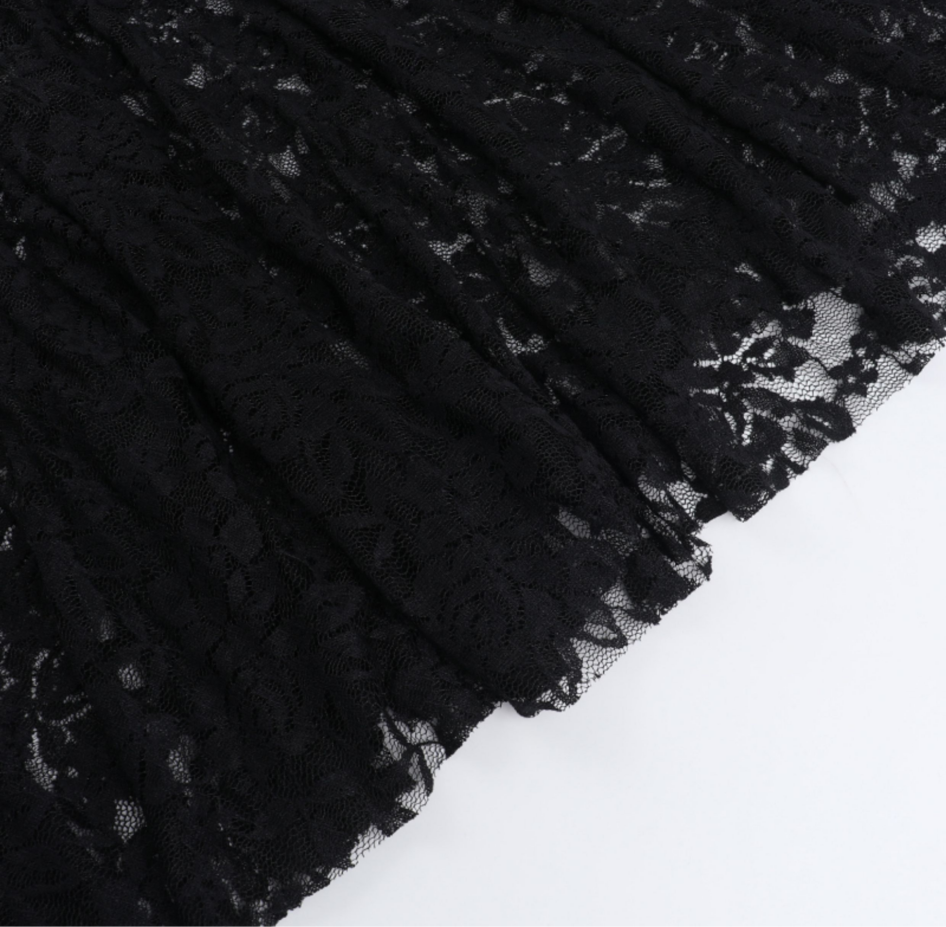 Hooded Cross Lace Dress 11