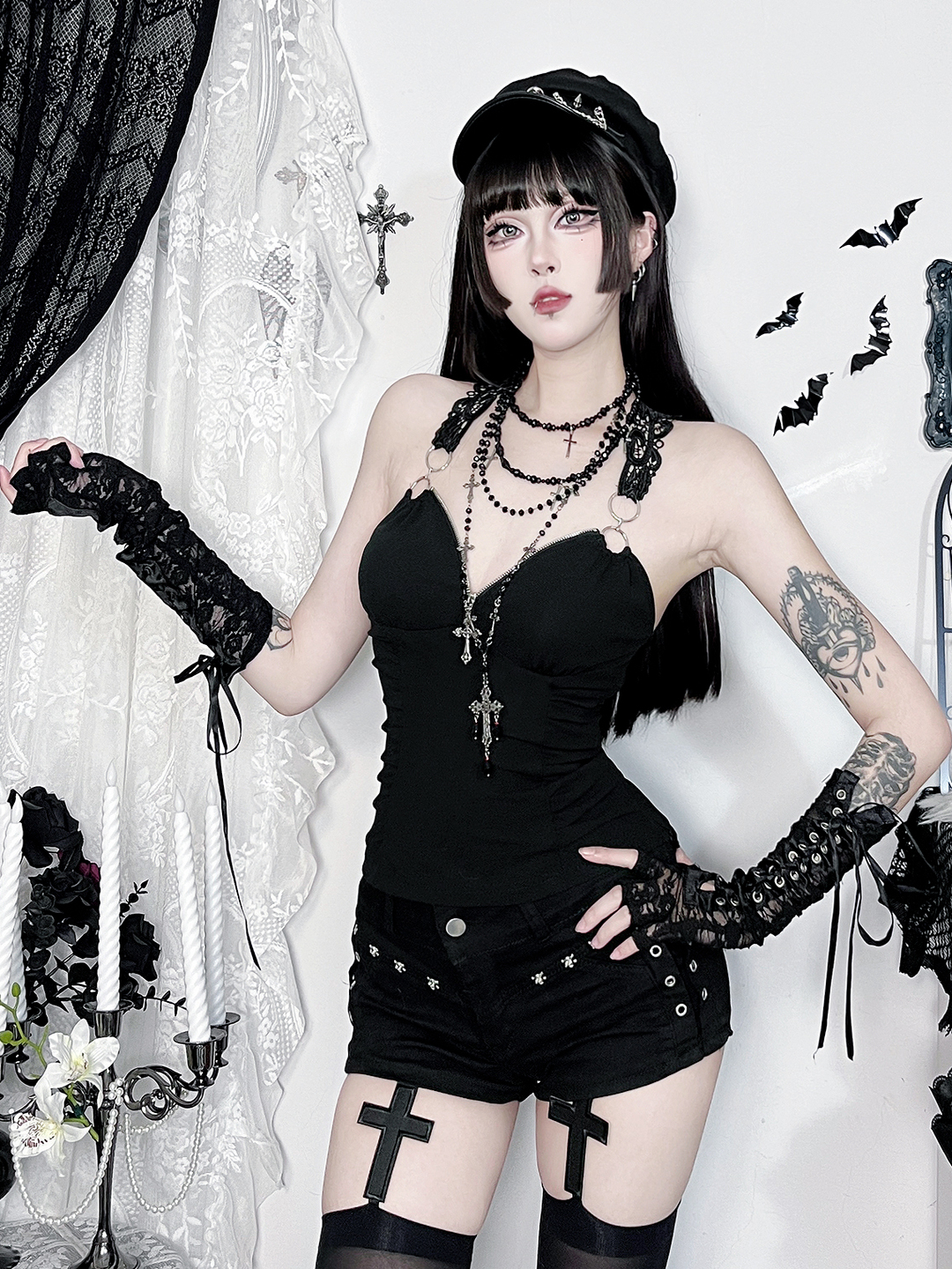 Lace Harness Camisole Top 1