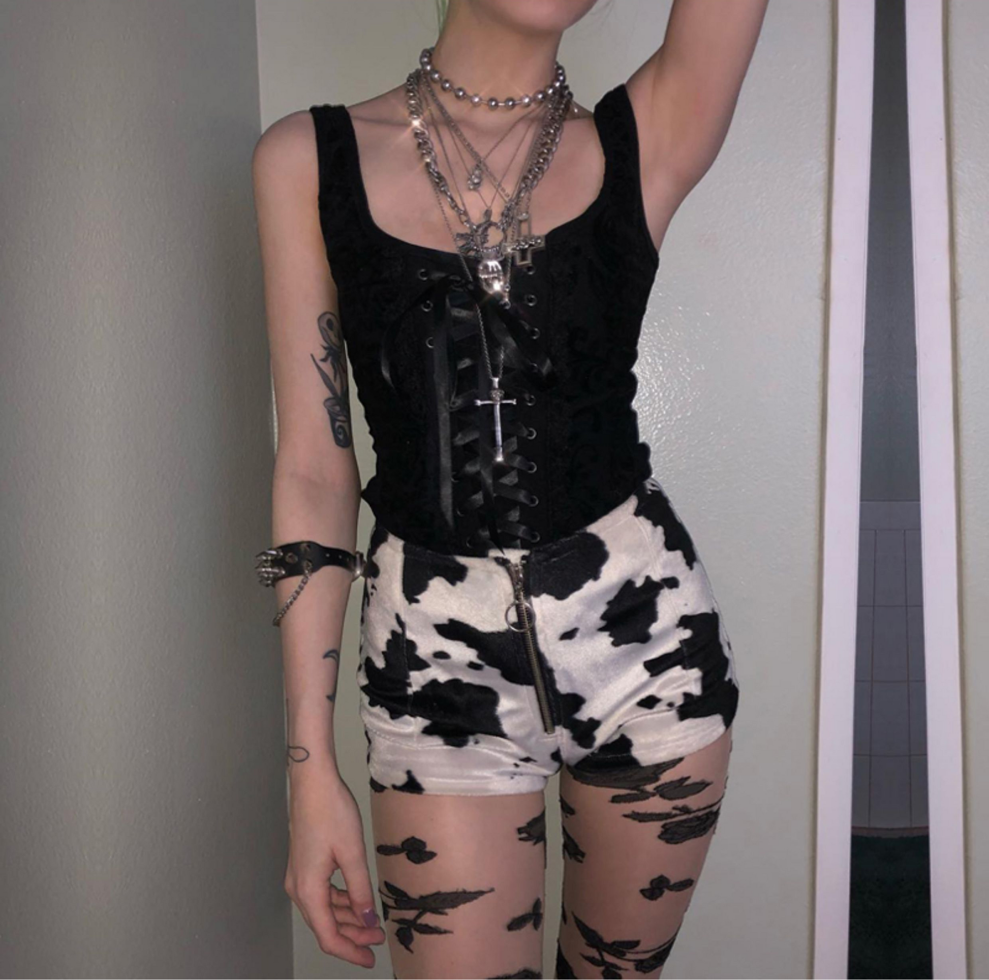 Lace-Up Corset Tank 4