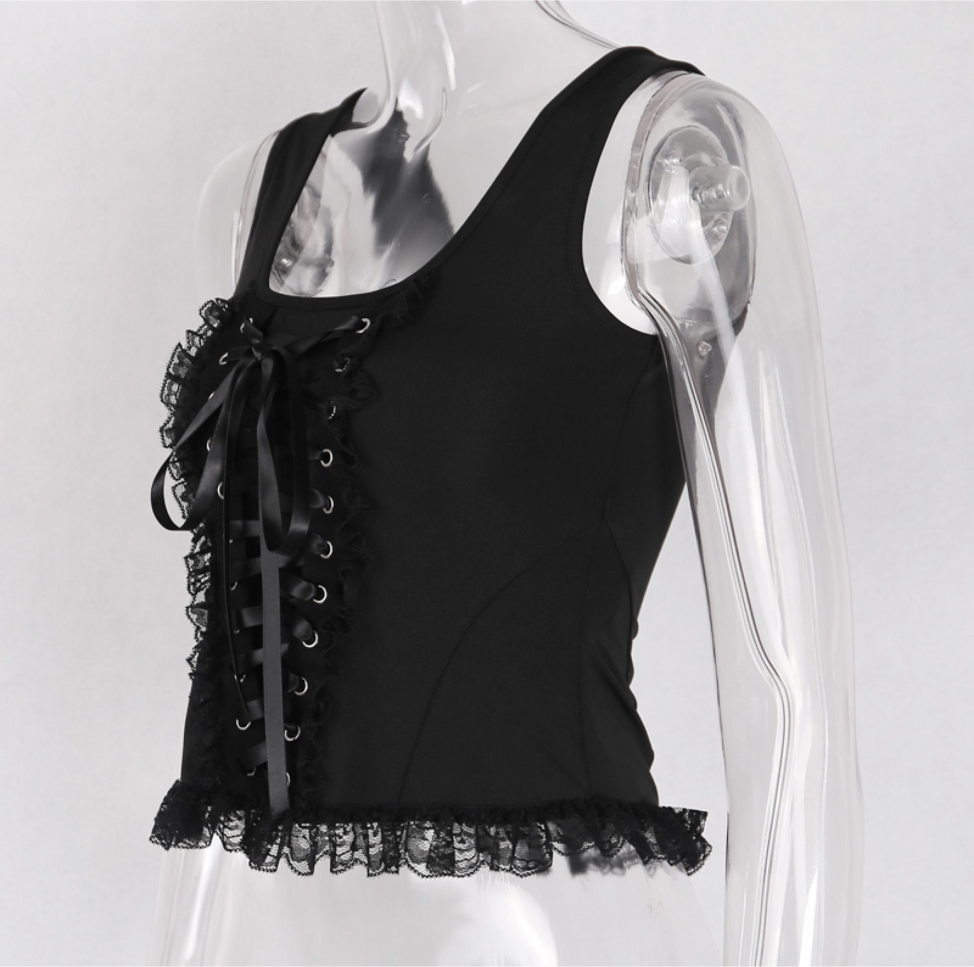 Lace-Up Corset Tank 7