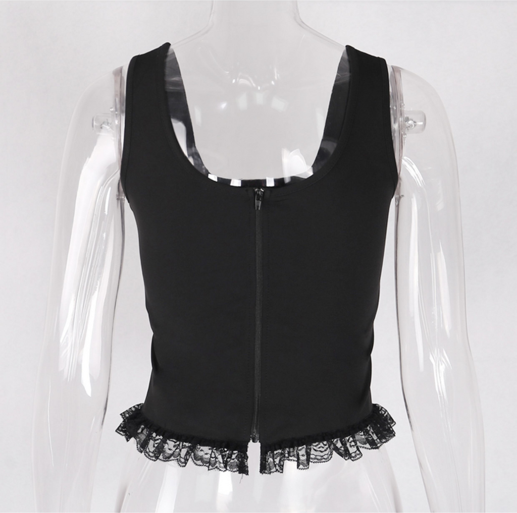 Lace-Up Corset Tank 8