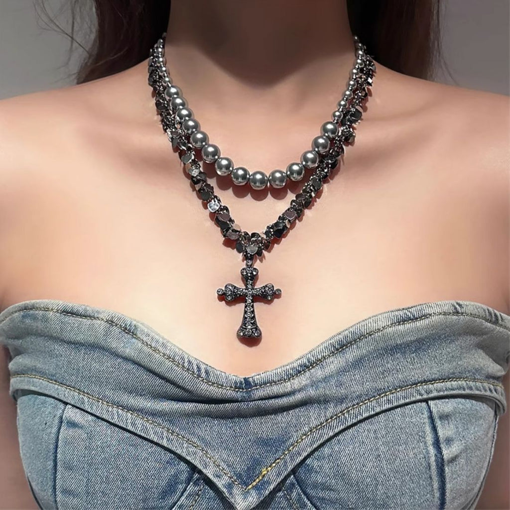 Layered Pearl Necklace 2