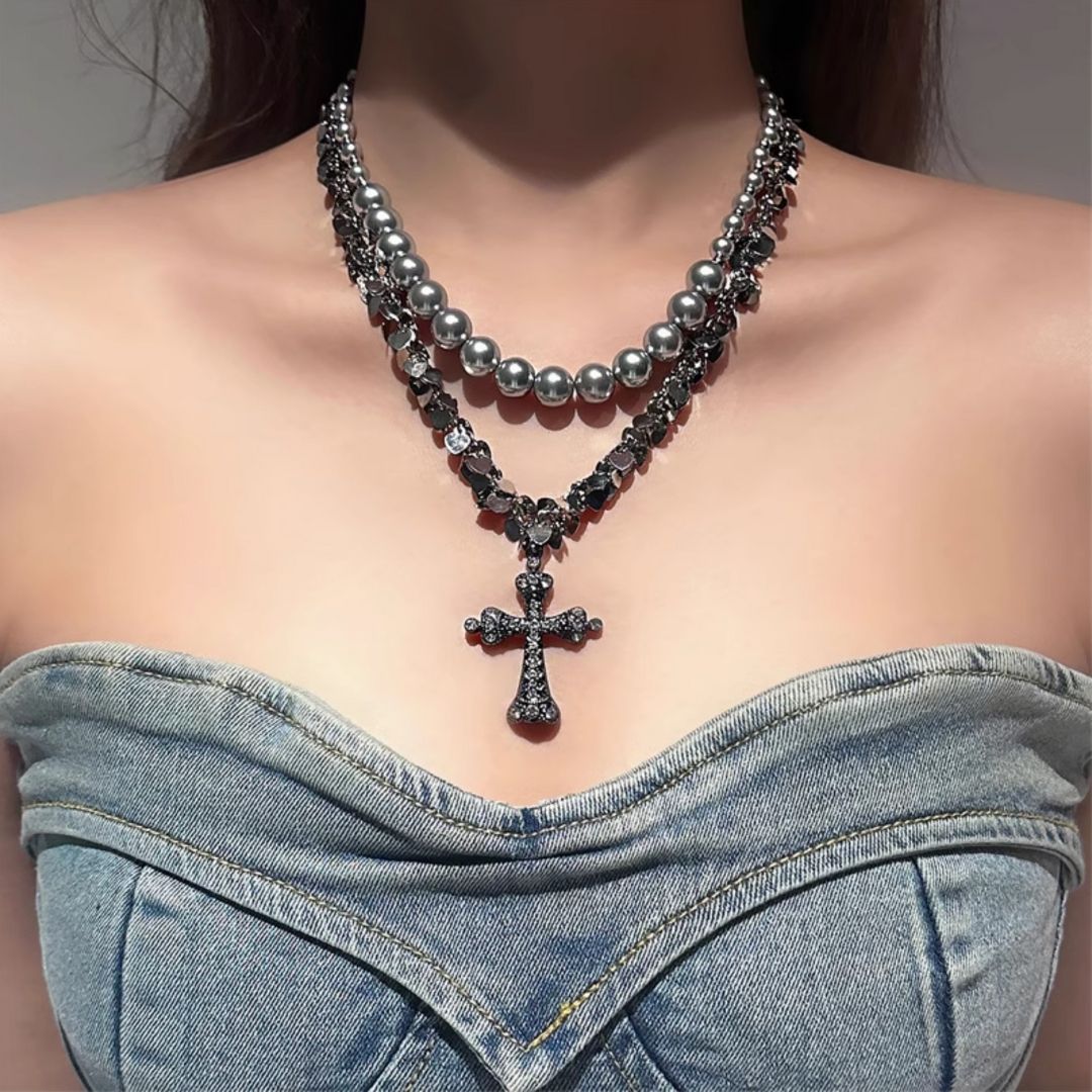 Layered Pearl Necklace 2