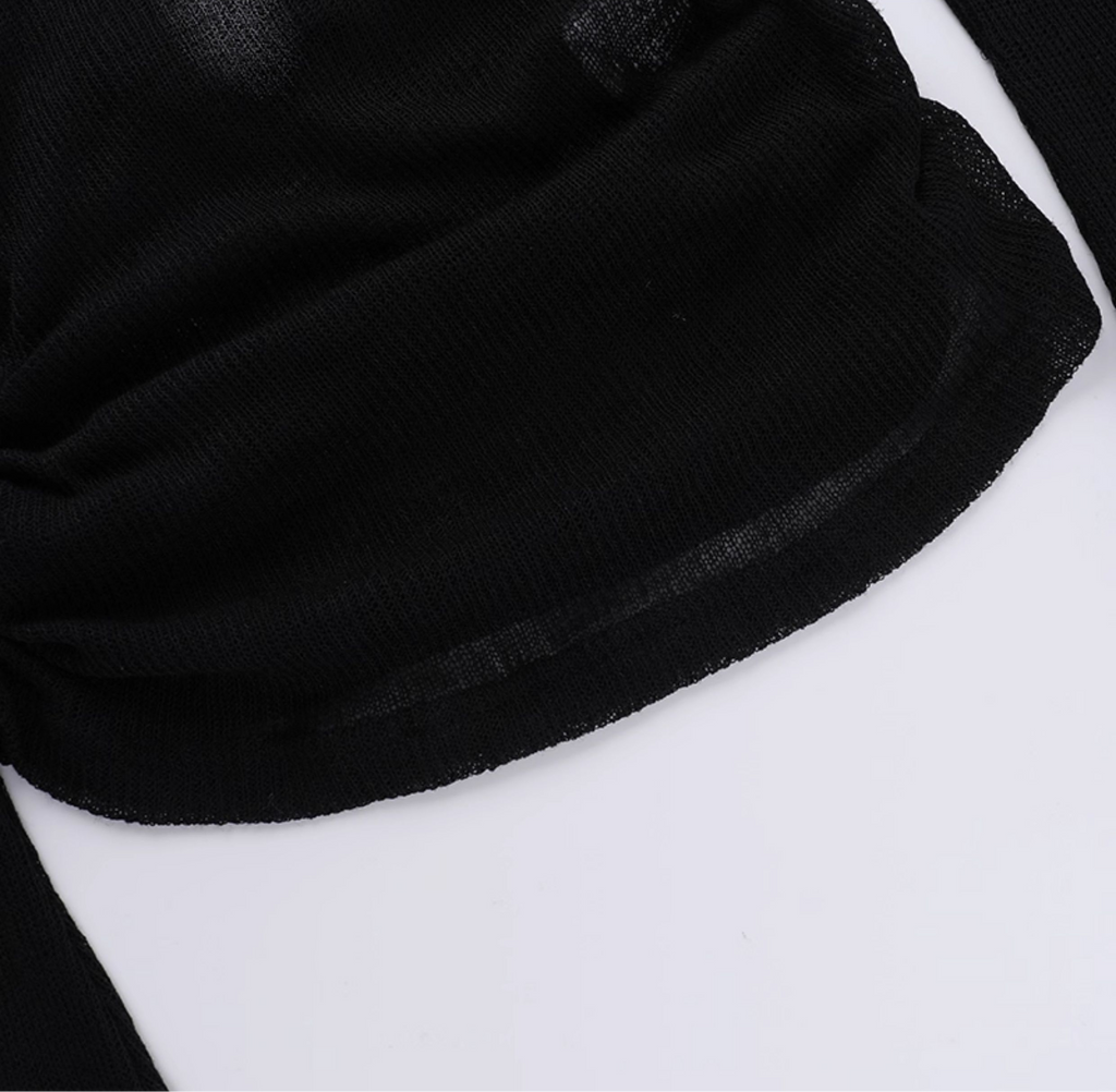 Off Shoulder Top with Buckle Straps 11