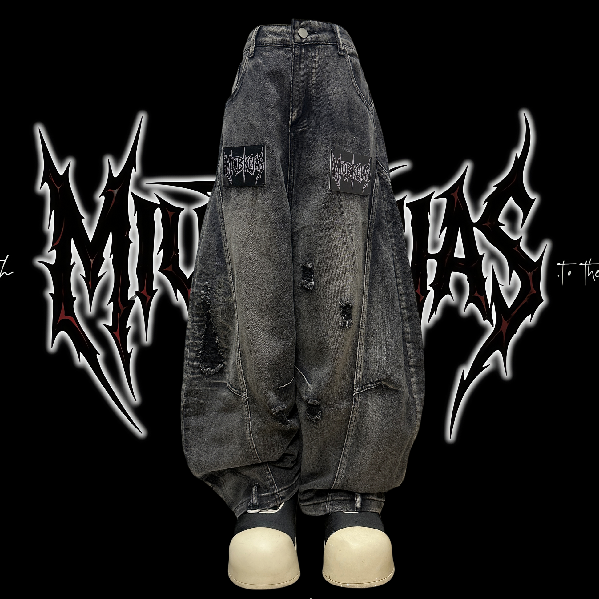 Ripped Grunge Baggy Jeans 1