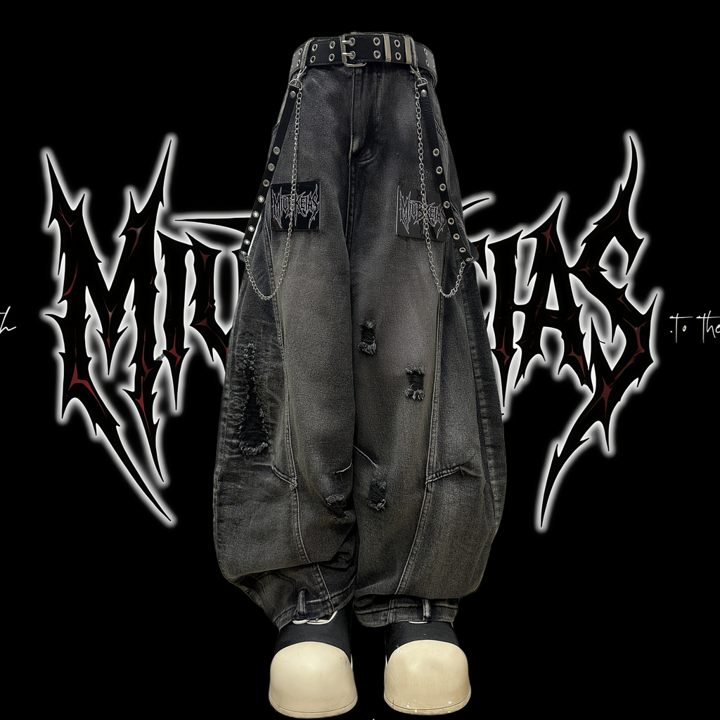 Ripped Grunge Baggy Jeans 2