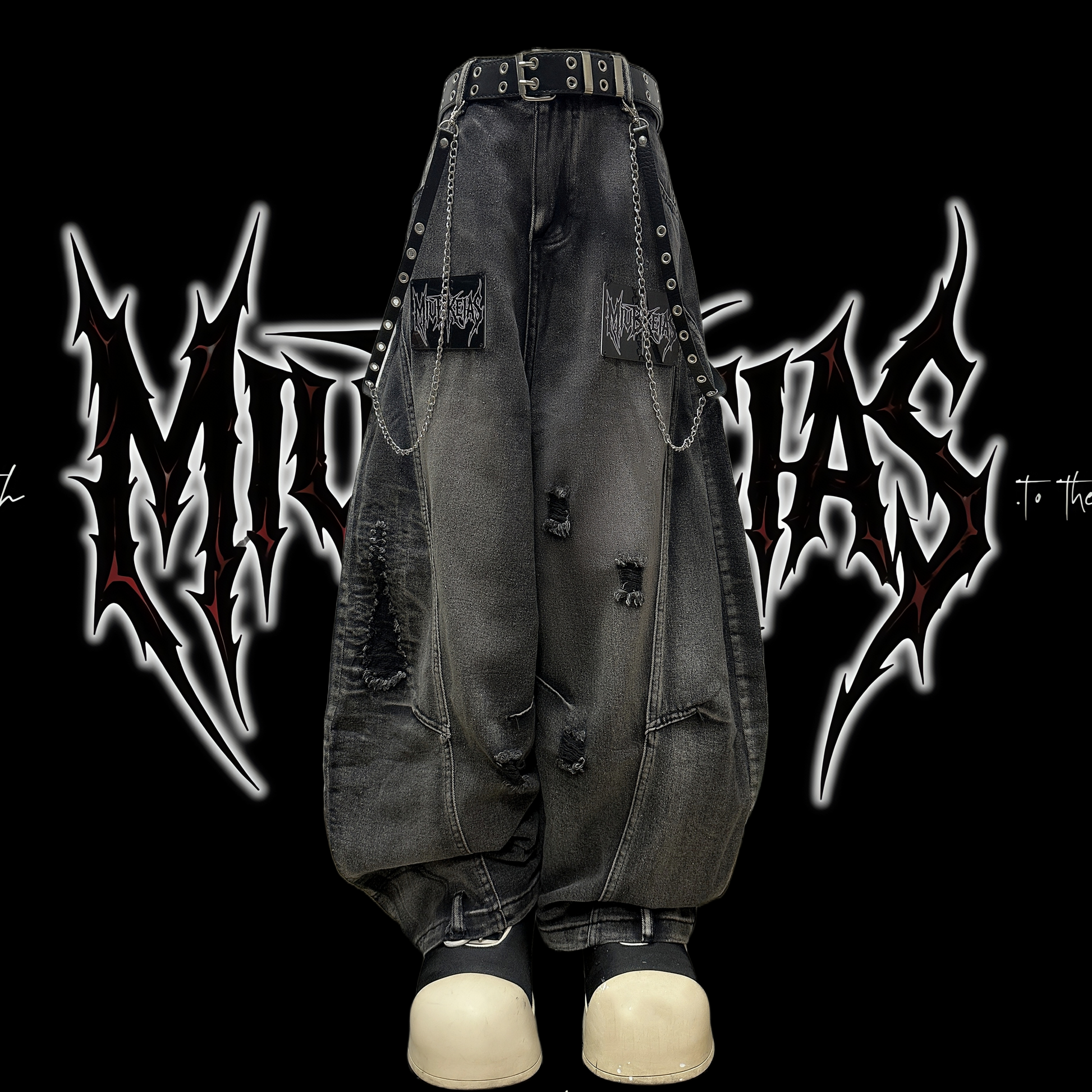 Ripped Grunge Baggy Jeans 2