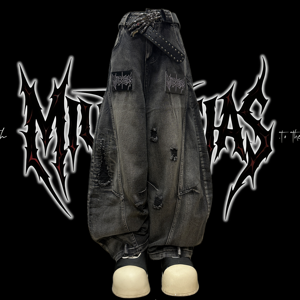 Ripped Grunge Baggy Jeans 3