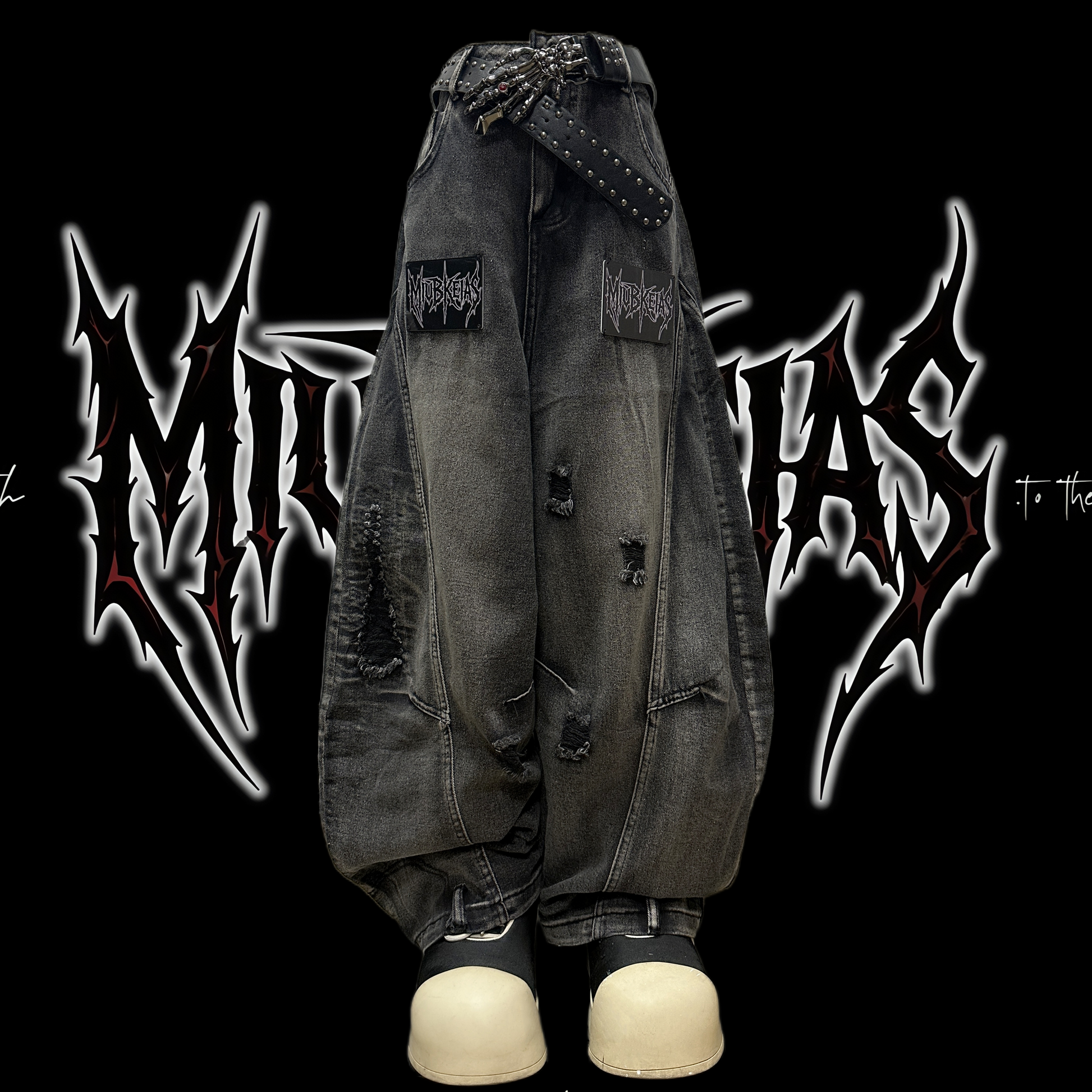 Ripped Grunge Baggy Jeans 3