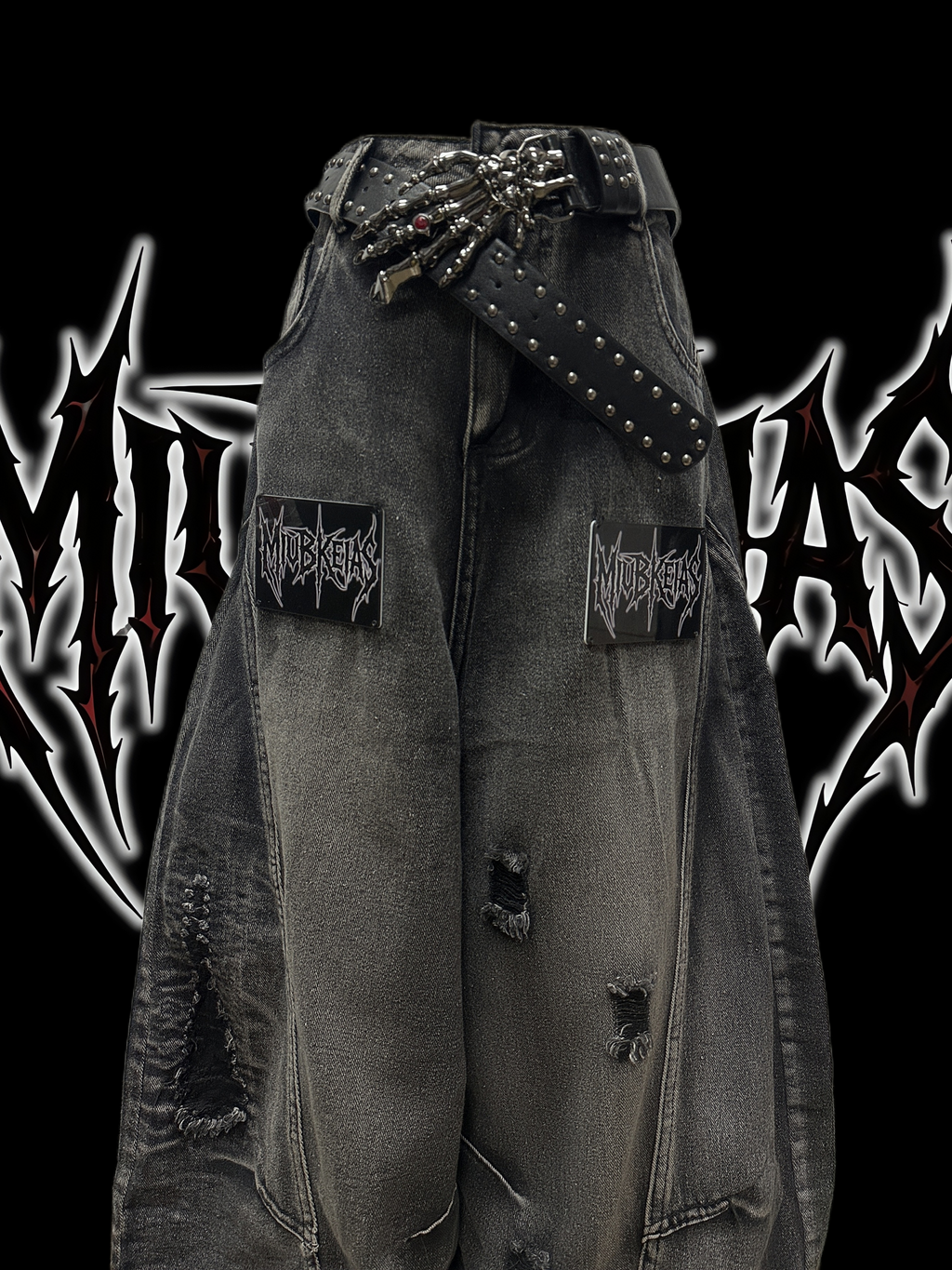 Ripped Grunge Baggy Jeans 6