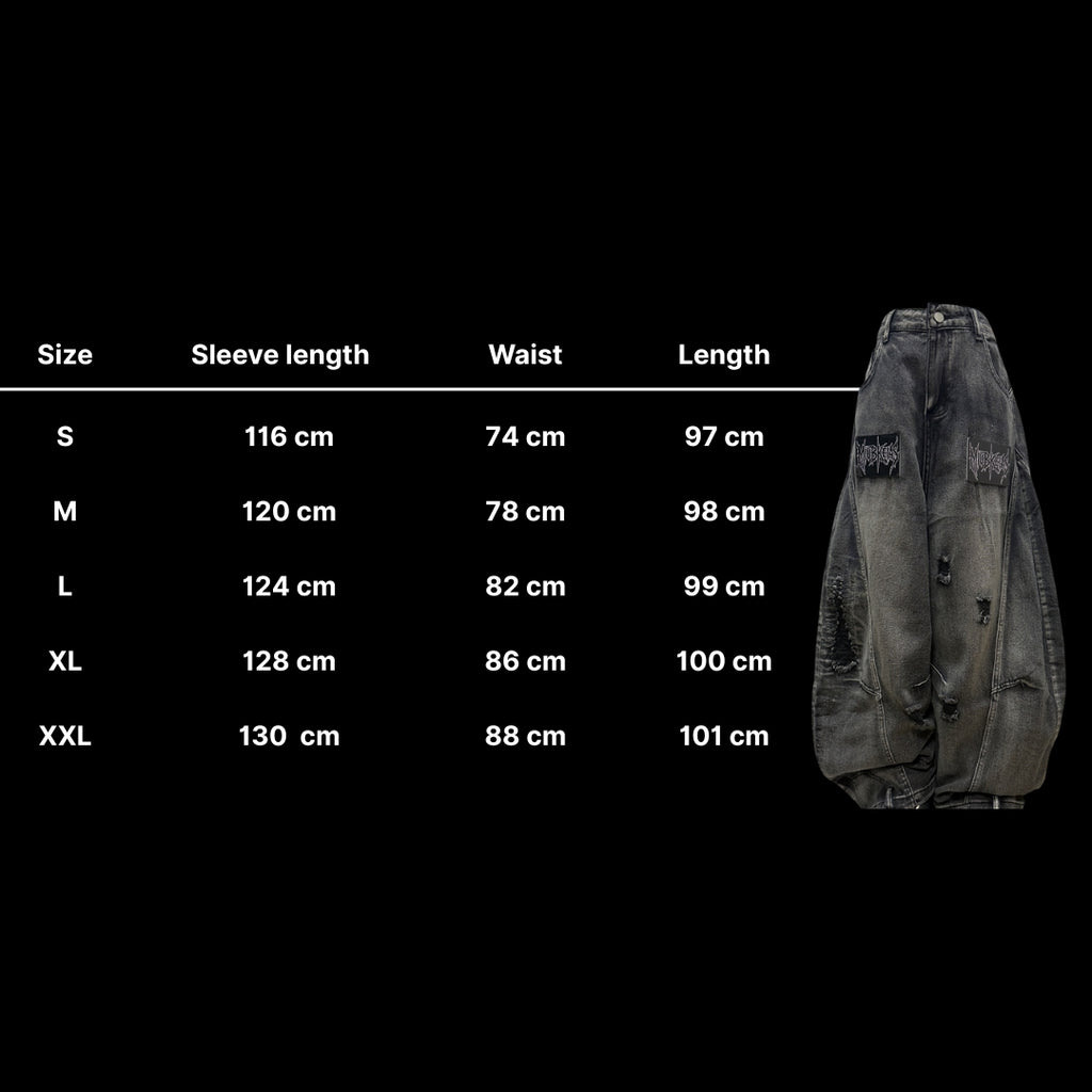 Ripped Grunge Baggy Jeans 9
