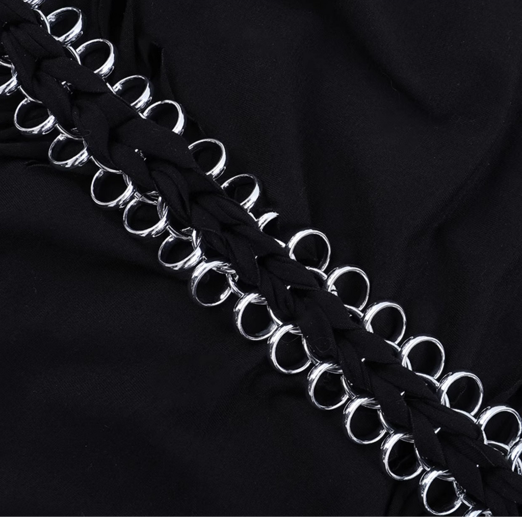 Ripped Vertical Chain Top 14