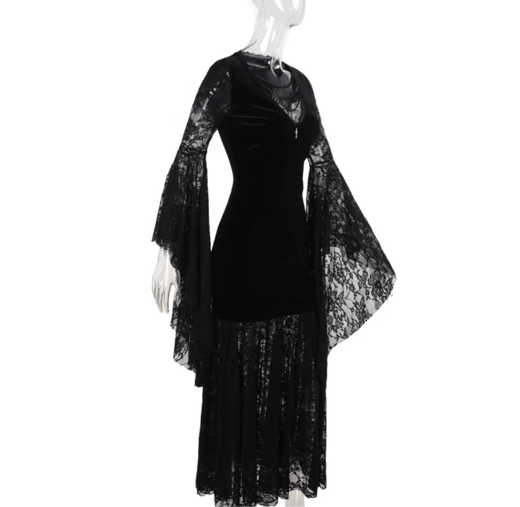 Rosary Lace Maxi Dress 10