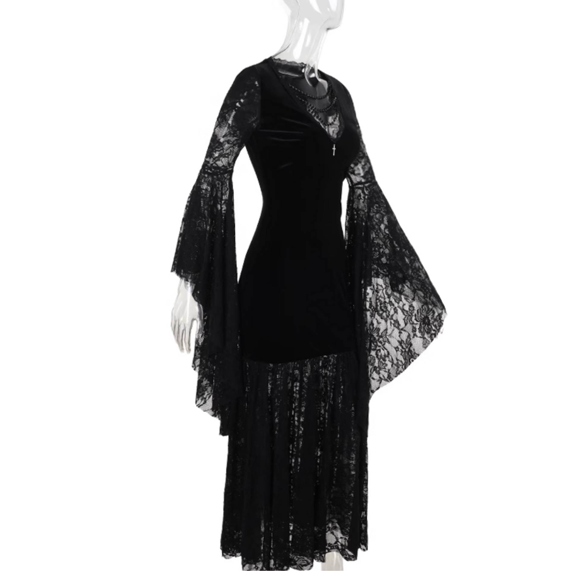 Rosary Lace Maxi Dress 10