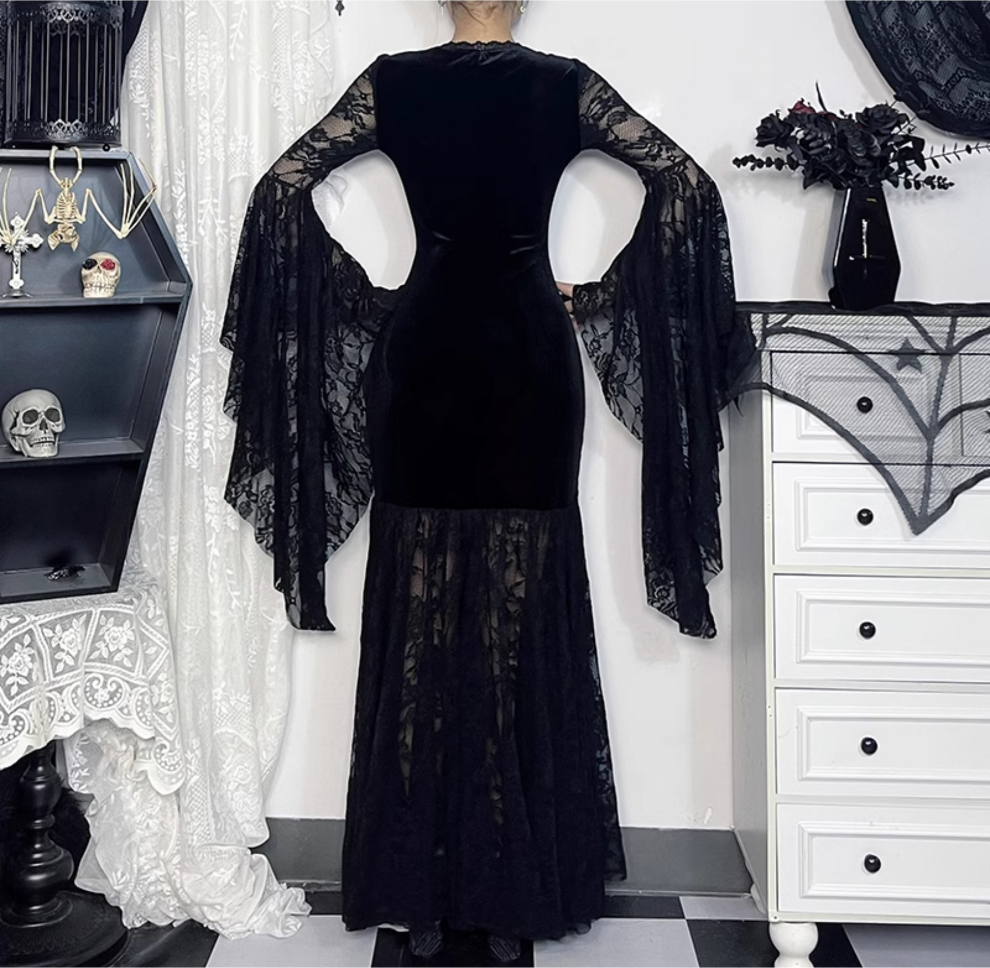 Rosary Lace Maxi Dress 8