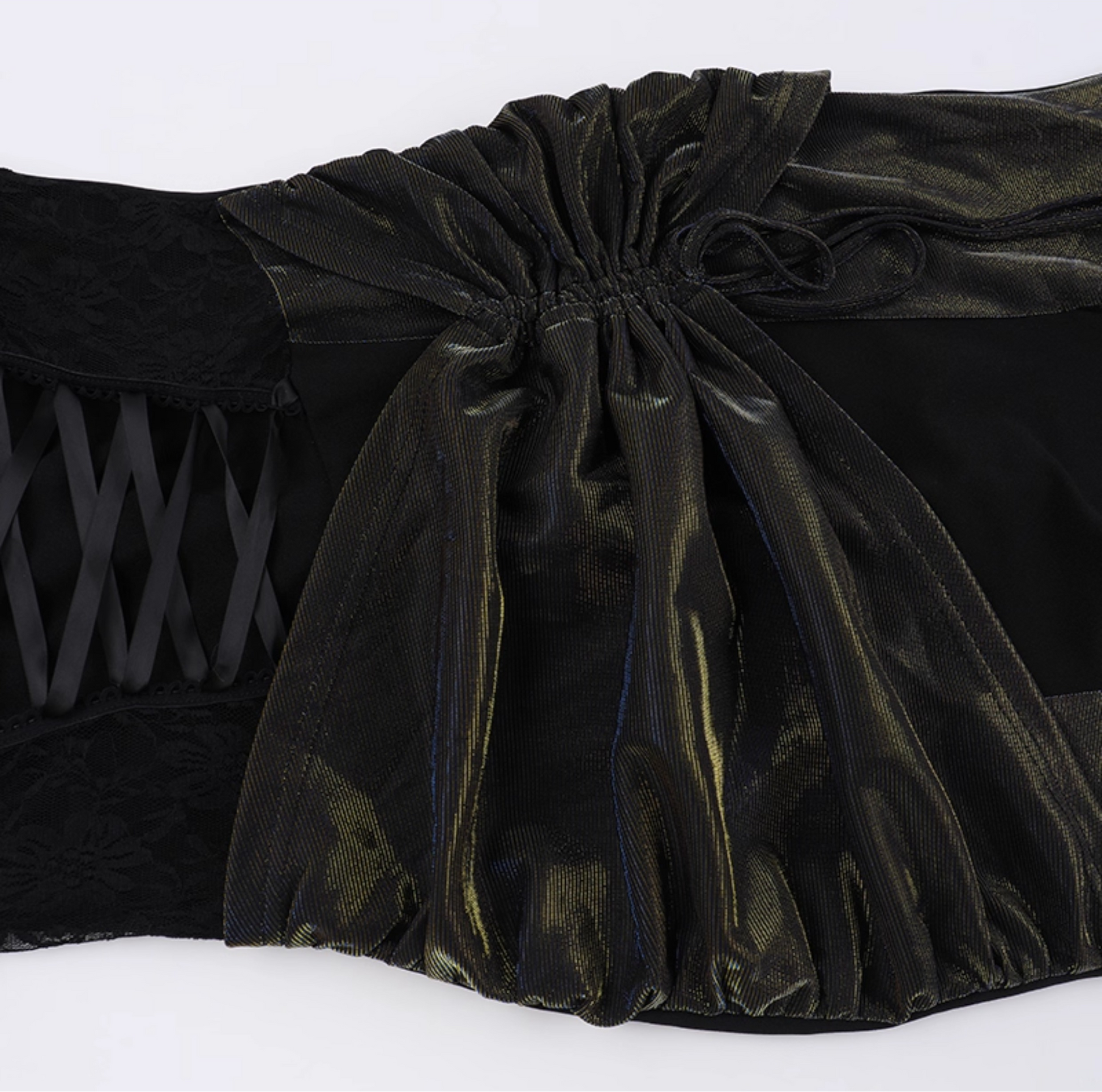 Shimmer Gothic Maxi Dress 15