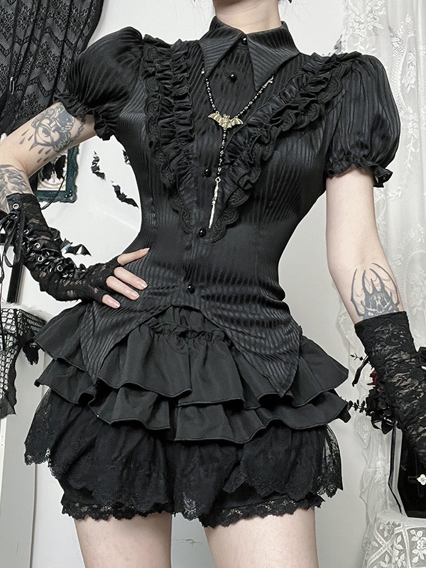 Steampunk Pinstripe Tie Top 5