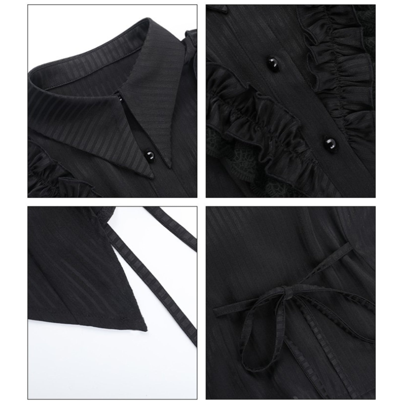 Steampunk Pinstripe Tie Top 6